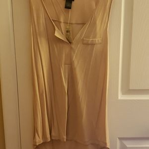 Womens Beige Tank M NWWT $7.00